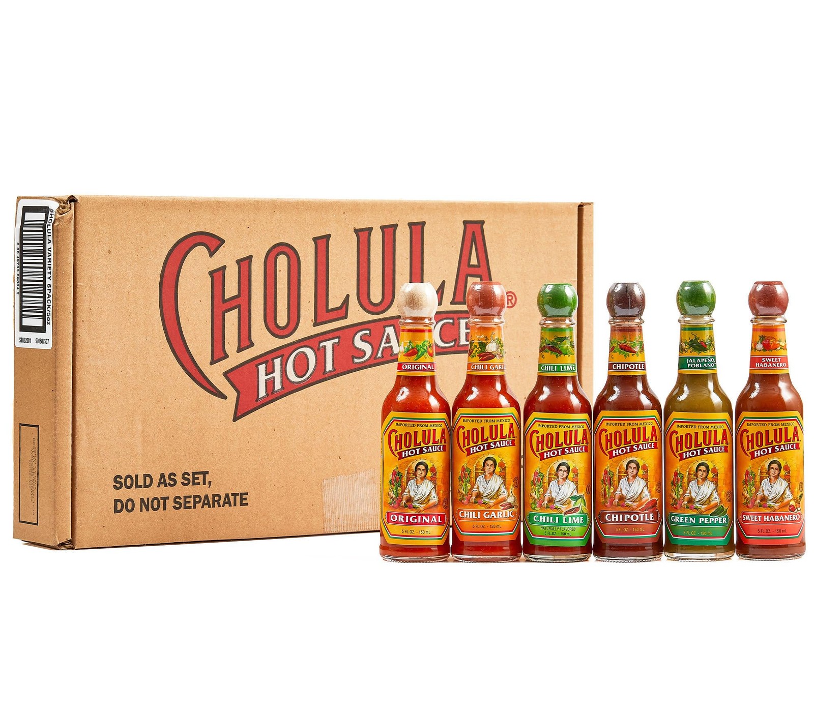 Hot Sauce Variety Pack, Product of Mexico, Gift Set Includes Six 5 Fl Oz Sign…