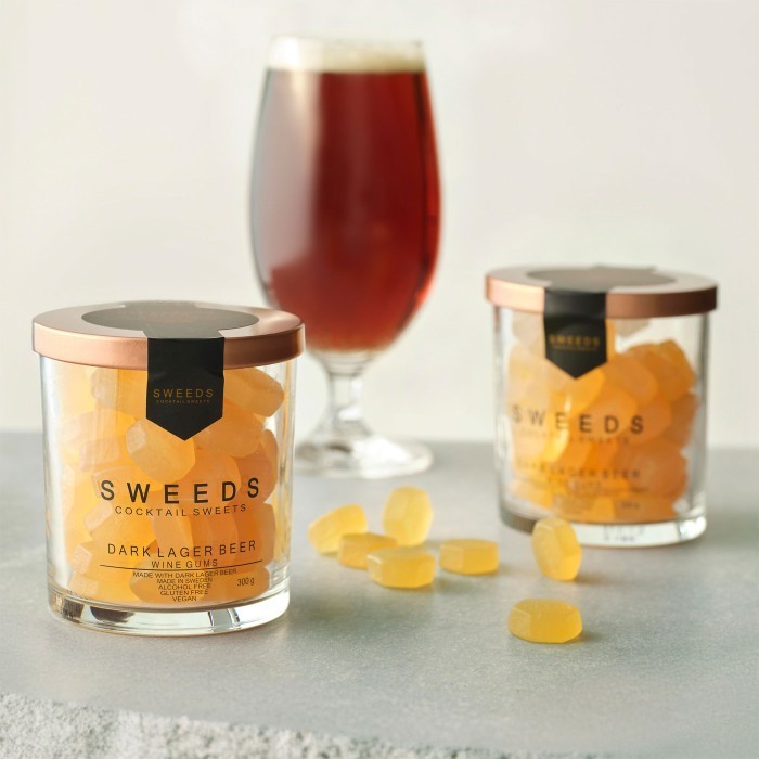 2x SWEEDS Beer Candy 300g | Nordic IPA Candy in Glass Jar Vegan Gift from Sweden