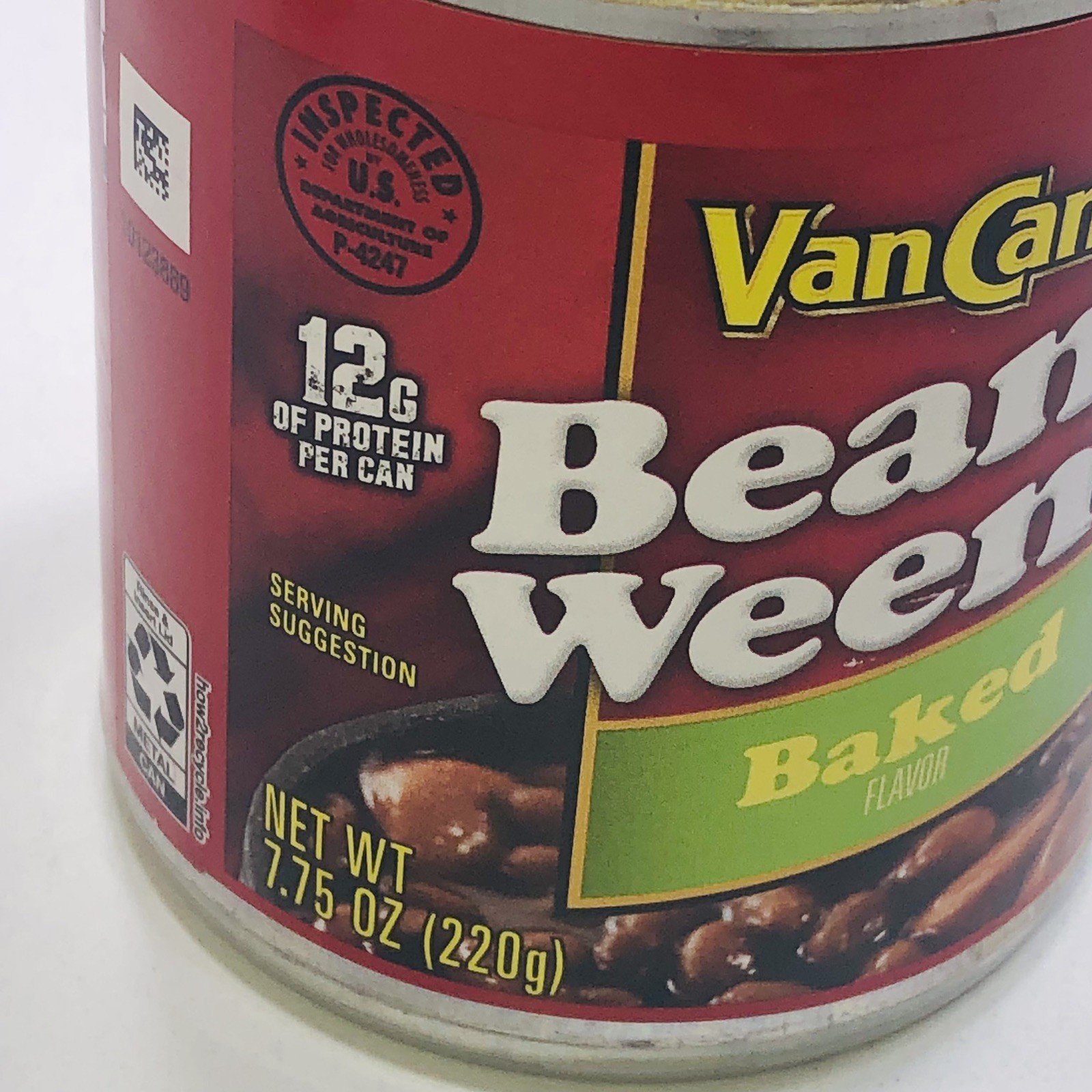 6 Van Camp’s Baked Beanee Weenee 7.75 oz can Beans Franks Hot Dogs Exp.11/2027