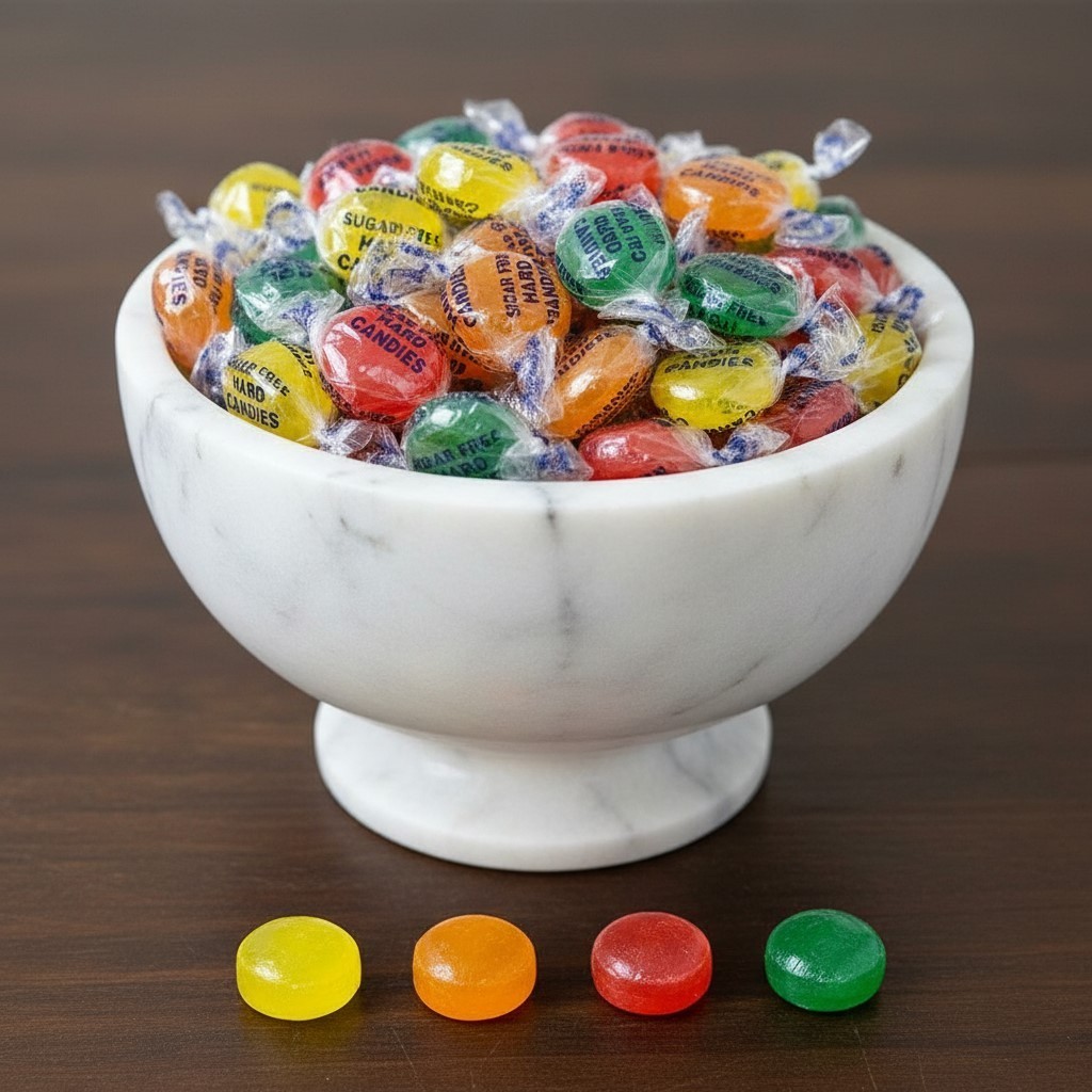 SweetGourmet Sugar-Free Assorted Sour Fruits – Candy Lime, Cherry, Lemon, Orange