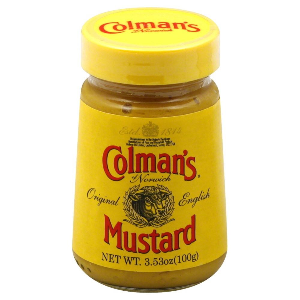 Colmans Original English Food Mustard 3.53 Ounce 100% Authentic Spicy English