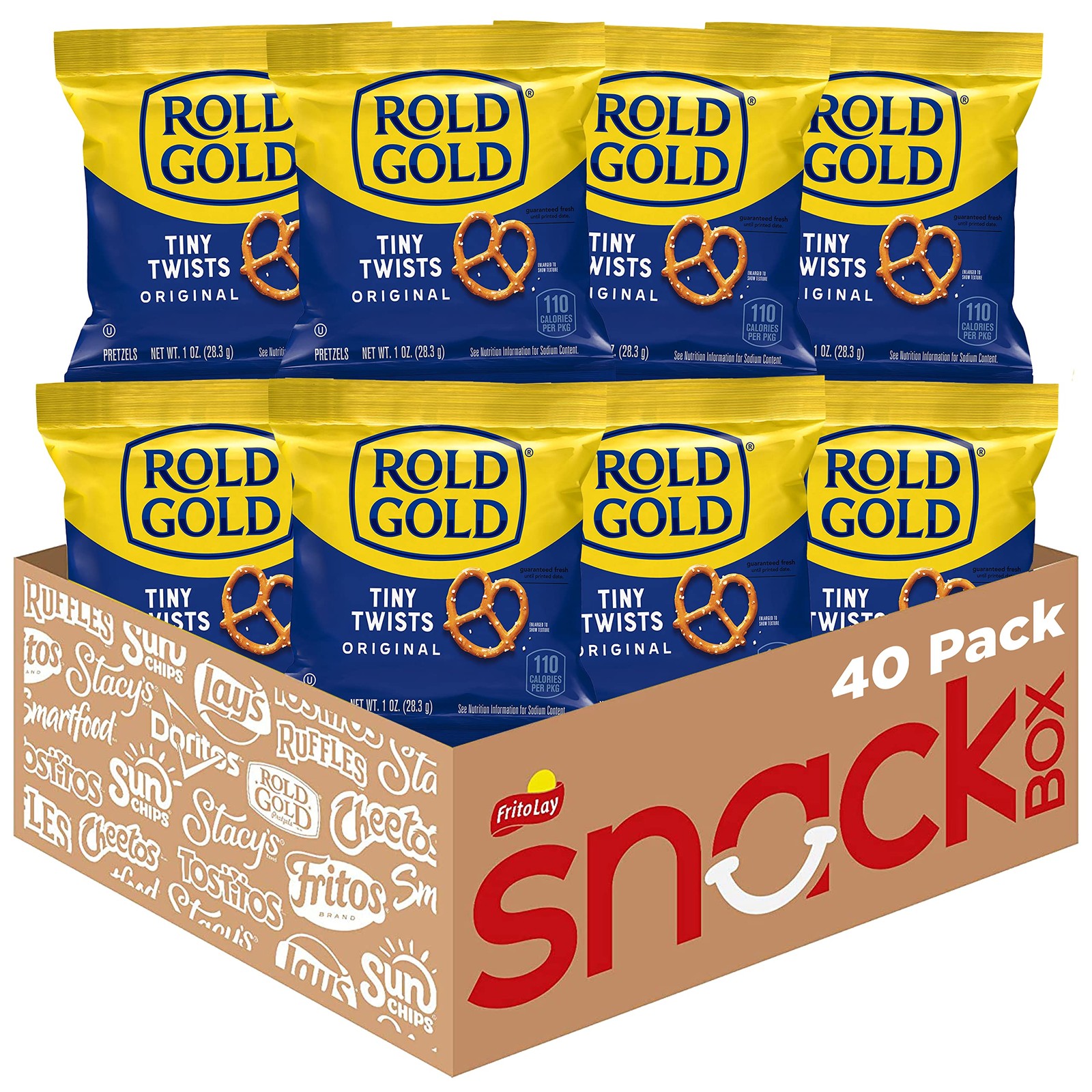 Tiny Twists Pretzels, 1 Ounce (Pack of 40)