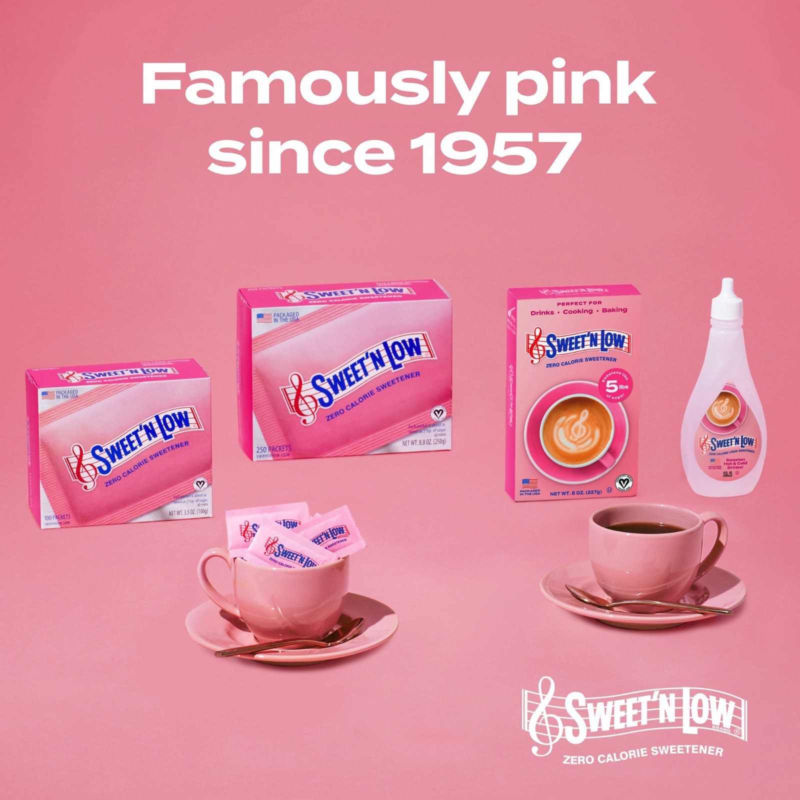 Sweet’N Low Zero Calorie Sweetener, 250 count, 8.8 oz