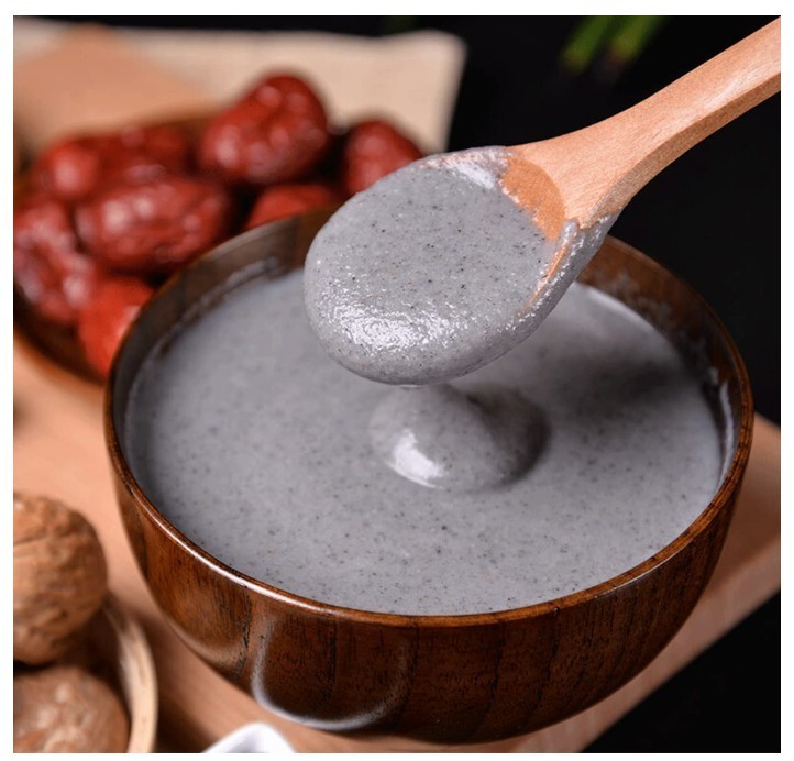 Sweet Garden Black Sesame Seeds Powder 12.36 oz Instant Cereal Snack Drink Vegan