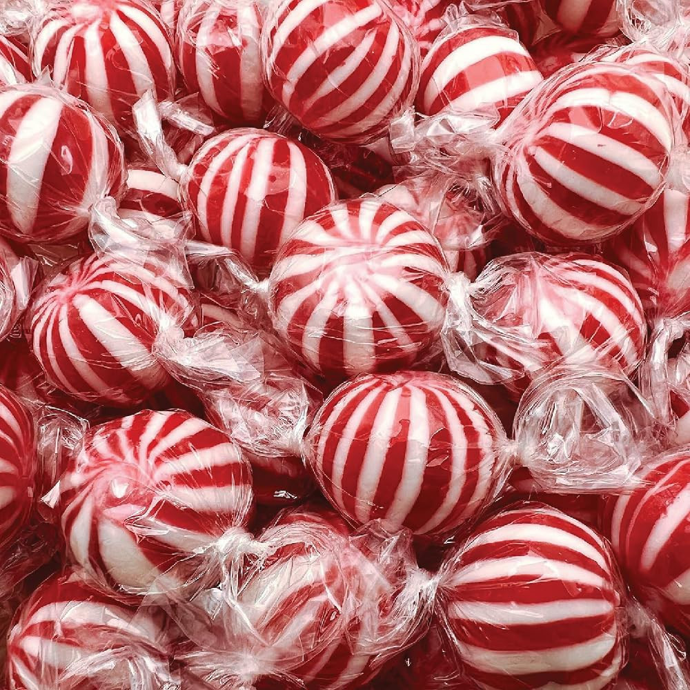 Jumbo Mint Balls, Peppermint Candy Individually Wrapped – 2 Lb Pack | Bold Flavo