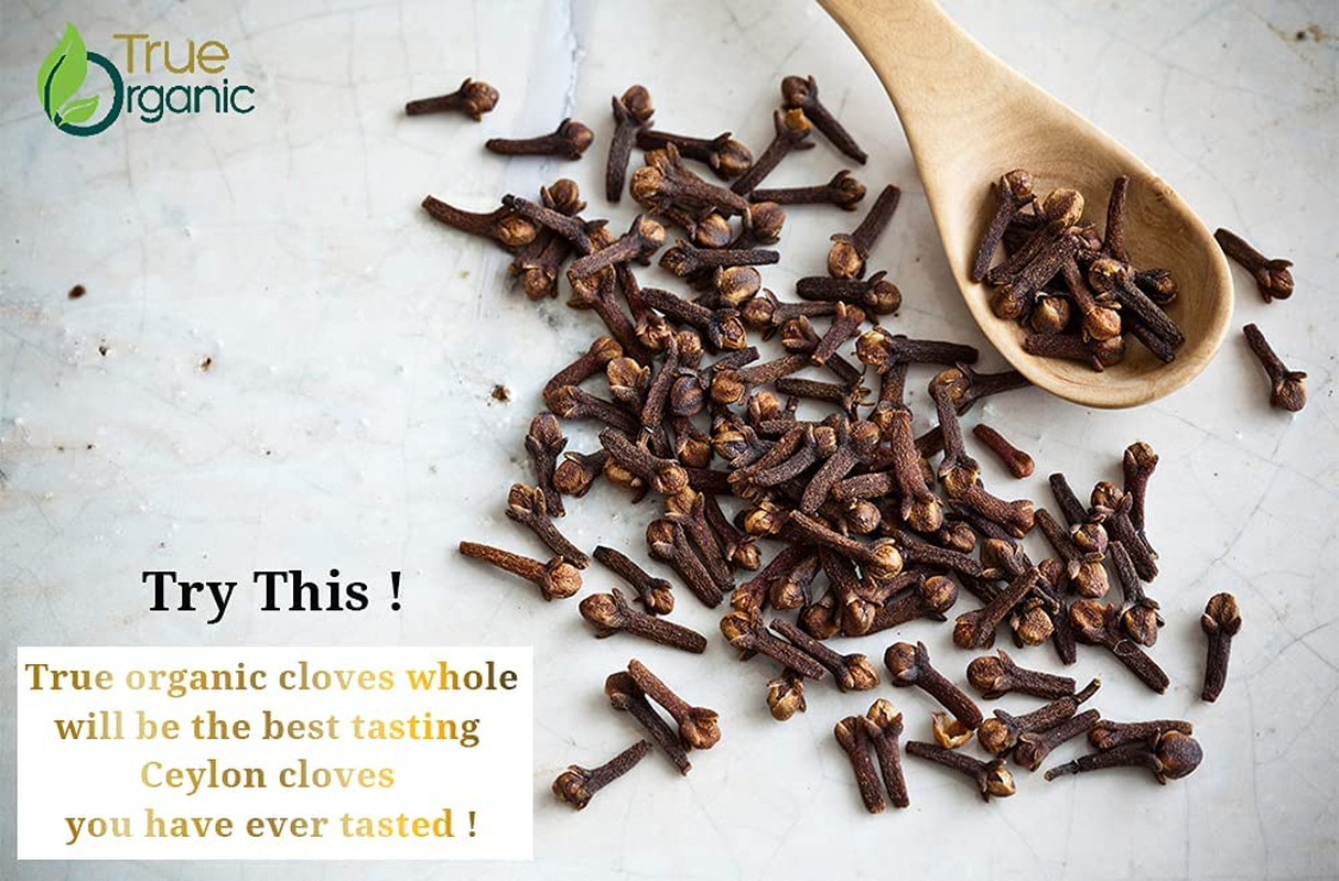 Ceylon Cloves Whole, 3.5 Ounces, Premium Quality, USDA Organic & Kosher Certi…