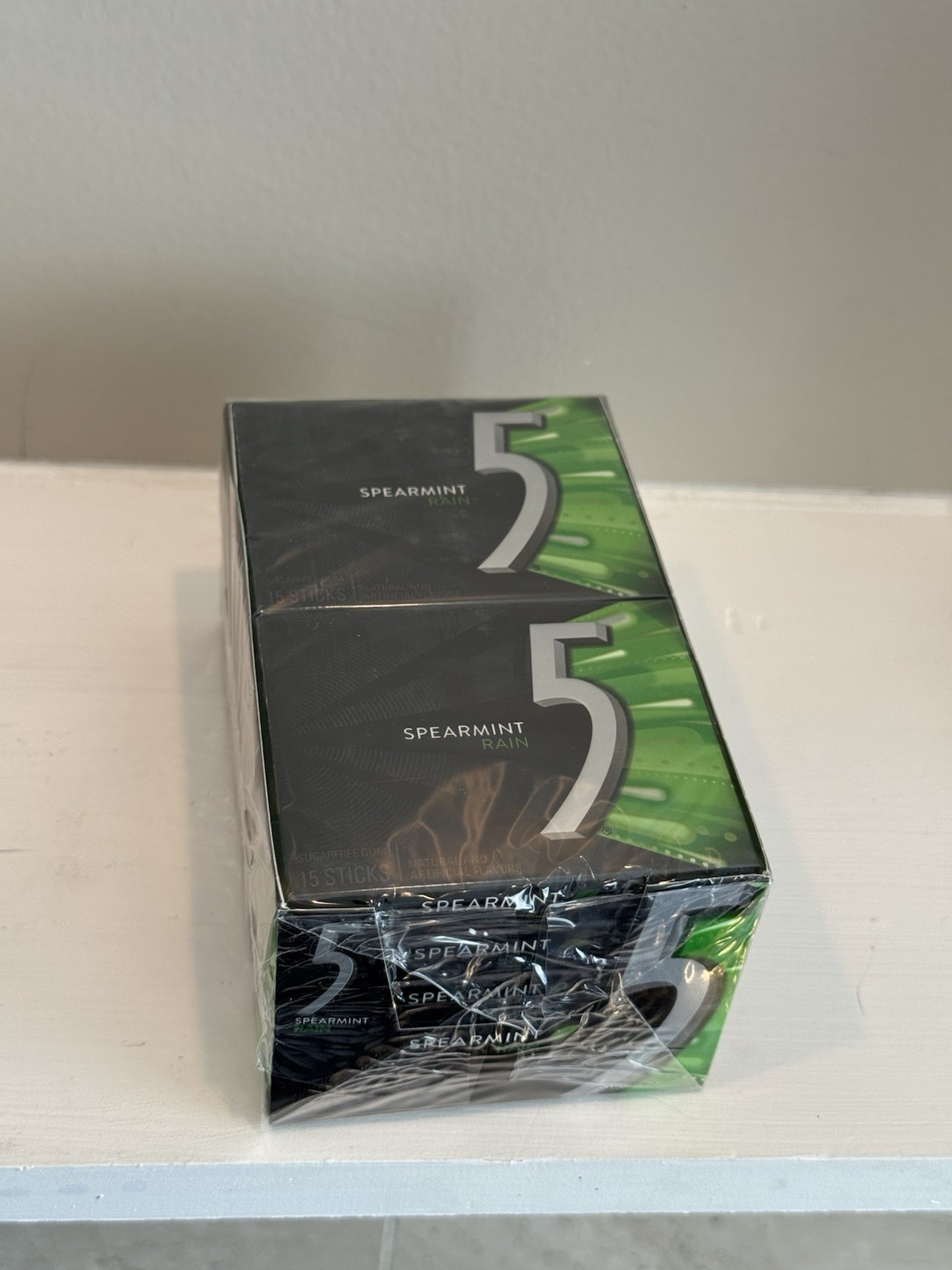 10 PACK of 5 Gum Spearmint