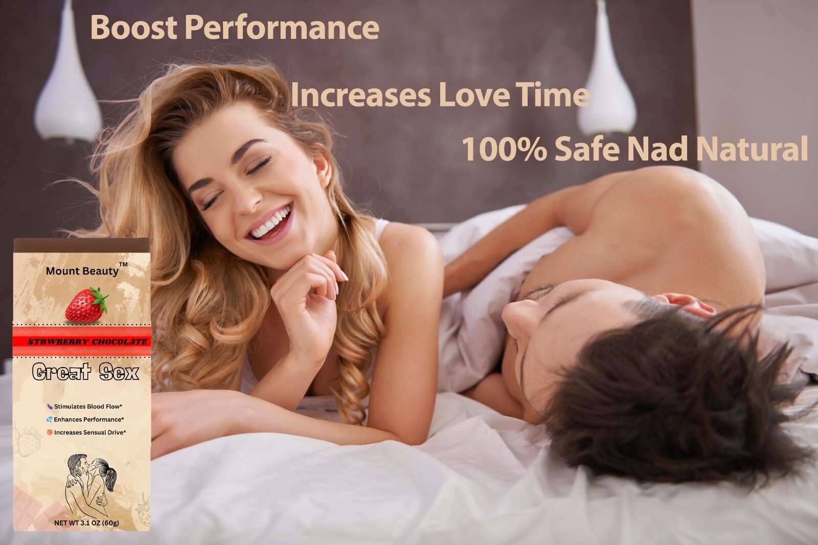 Chocolate Sexual strawberry flavour Better For Men & Women 60g Fast Shipping