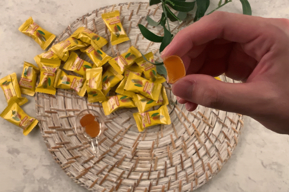 LOT 100 Cocoland Mango Flavoured Gummy Candy 150g x 2 packs