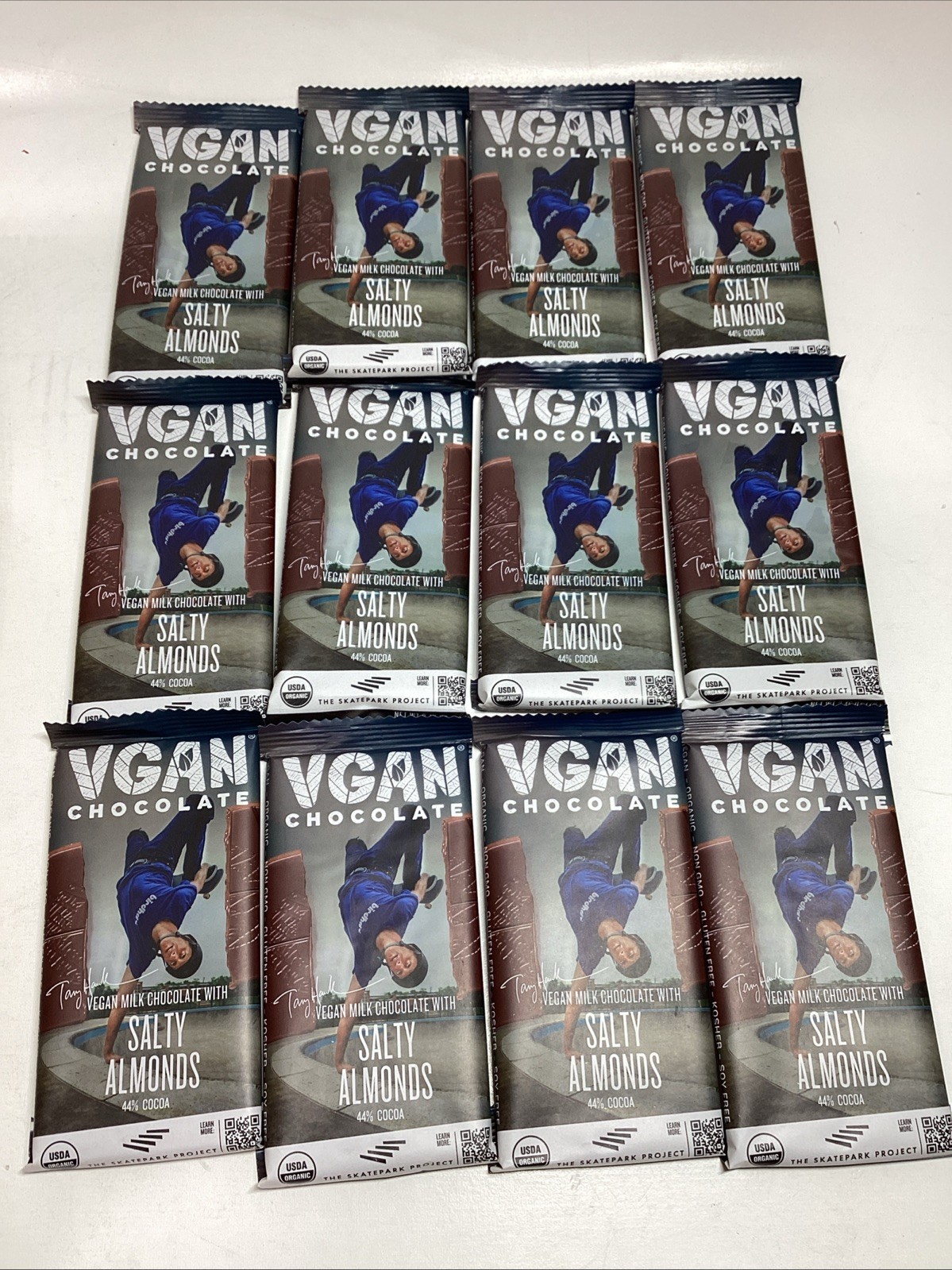 2x VGAN Chocolate Bars 100217 Salty Almond 6/Box Exp 04/2027
