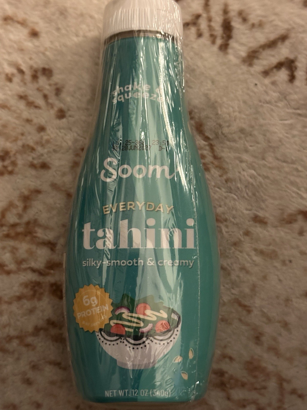 Soom Shake & Squeeze Everyday Tahini 12 Oz Exp 06/27