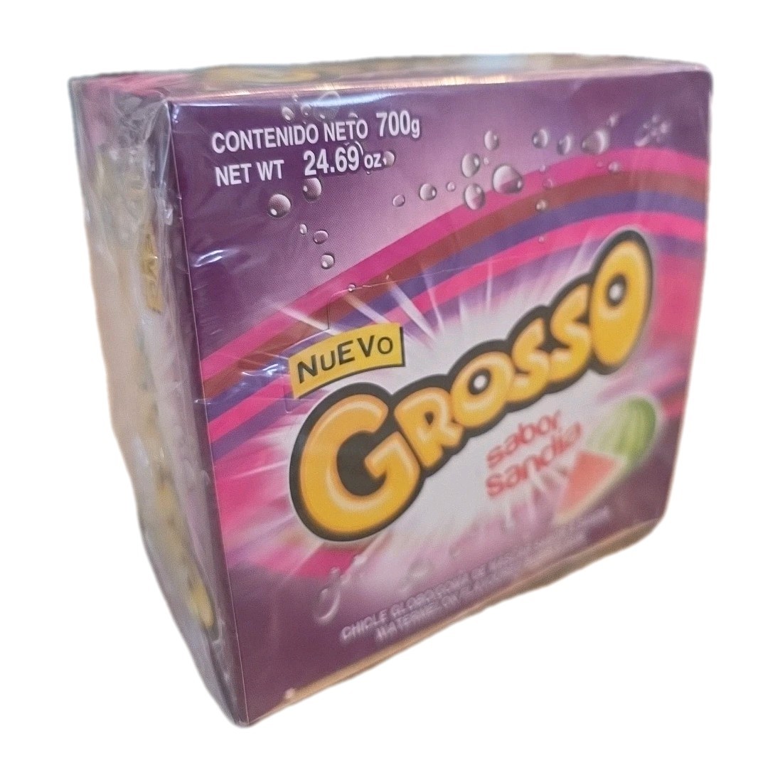 GROSSO FLAVOURED WATERMELON BUBBLE GUM 100 Pcs