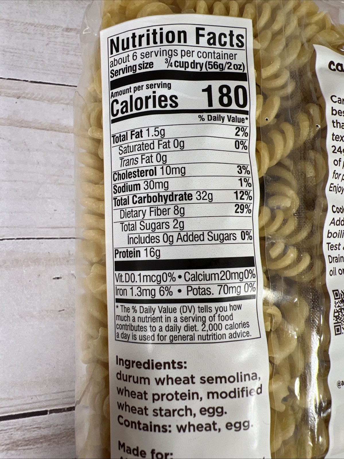 Carba-Nada Al Dente Fusilli Pasta 12oz (3 Pack) 11/27