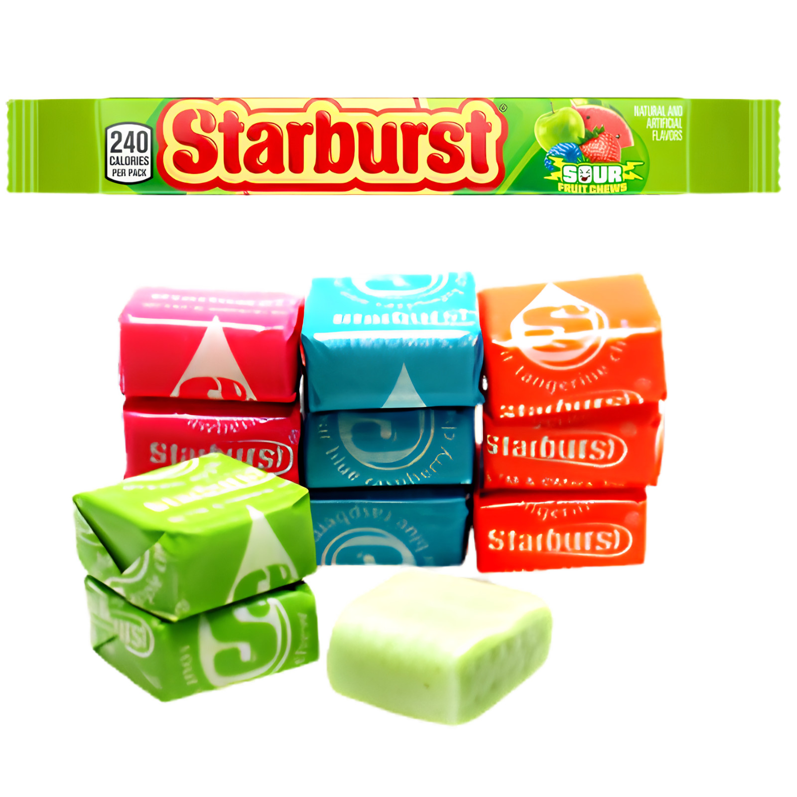 Starburst Sour Fruit Chews 7 Pack Sour Candy Chewy Fruit Candy