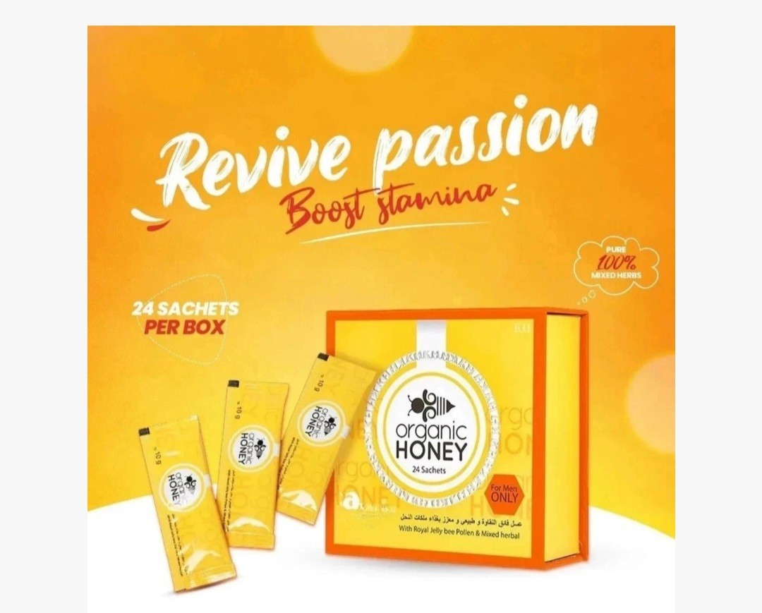 Organic Honey infused with Natural Jelly, Honey Bee Pollen 24 Sachets SHIPS FAST