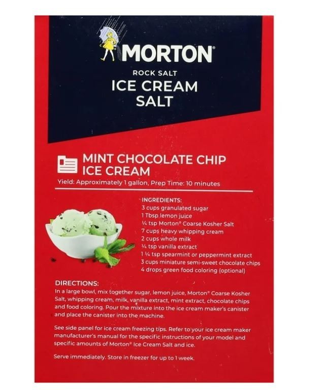 Ice Cream Salt, Rock Salt, 4 Pound, Tub (Pack of 4)