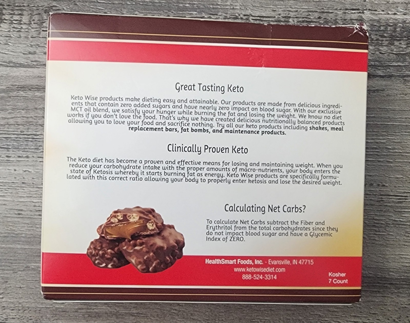 Keto Wise Fat Bombs Chocolate Pecan Cluster-Crispy Caramels-Gluten Free-Low Carb