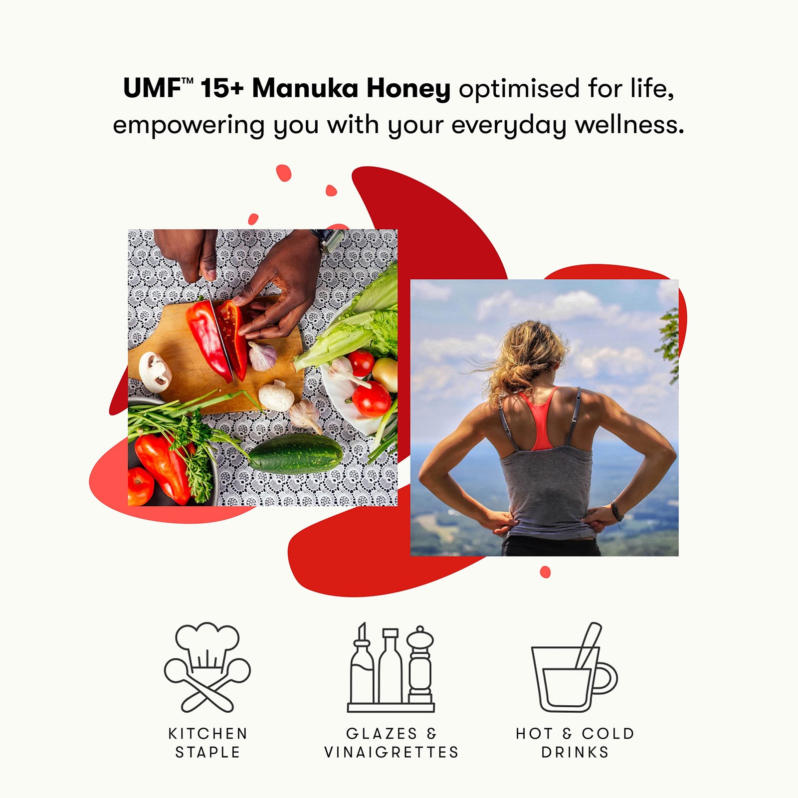 New Zealand Honey Co. Raw Manuka Honey UMF 15+ MGO 514+ 17.6oz Family Size 500g
