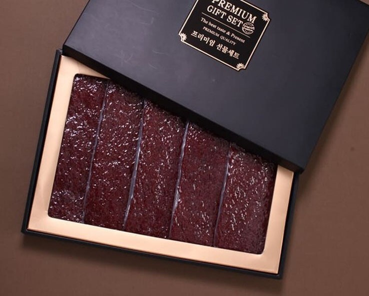 Nonghyup premium beef jerky gift set 14.1 oz, mixed type 8.5oz & 10.6oz