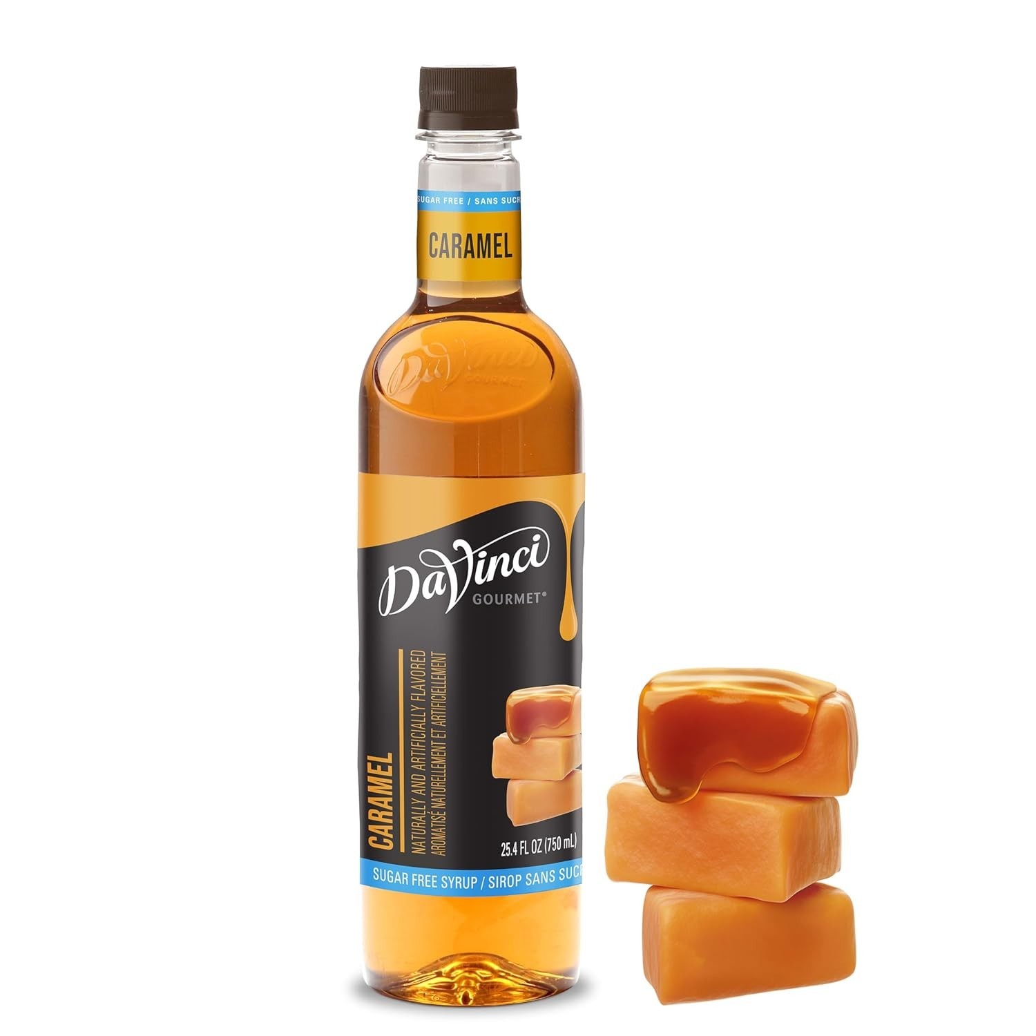 Delicious Sugar-Free Caramel Syrup 25.4 Oz – Sustainably Crafted Sweetener