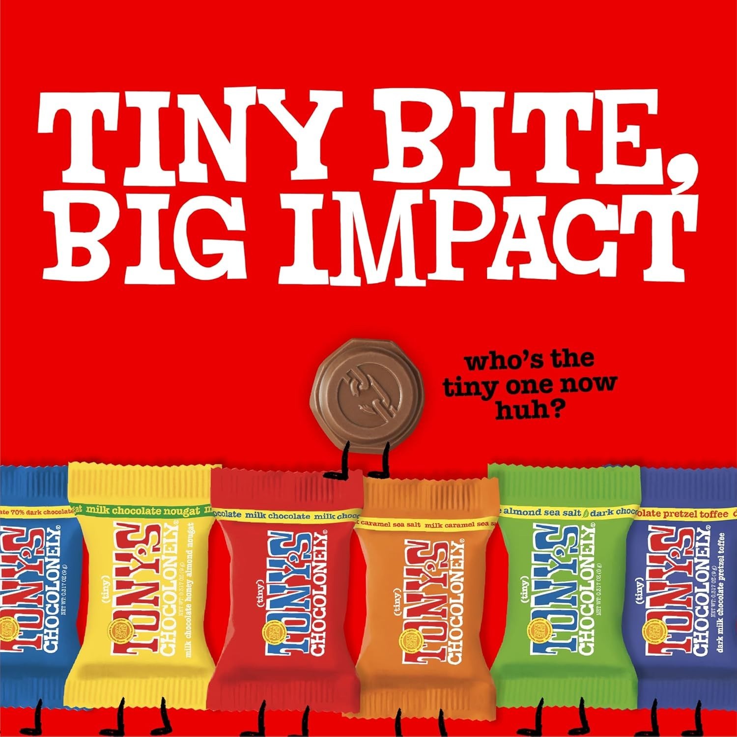 Tony’s Chocolonely Assorted Chocolate Candy Pieces,Belgian Milk & Dark Chocolate
