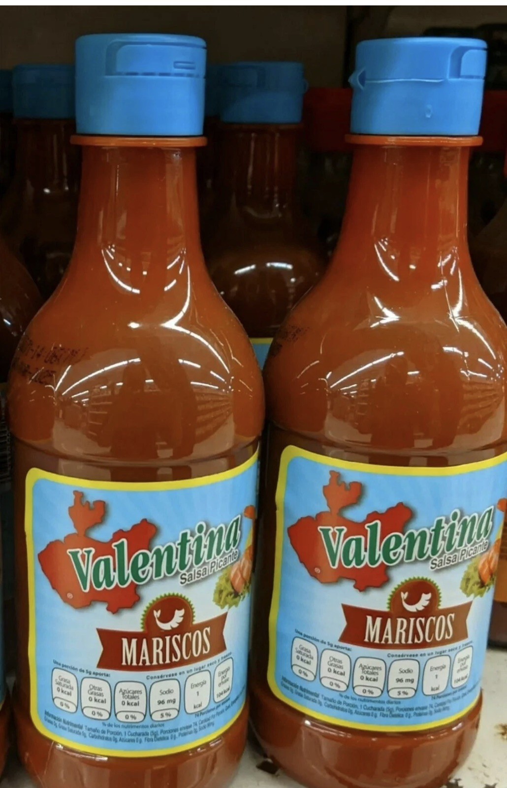 Valentina Salsa Picante De Mariscos Hot Mexican Sauce 370ml/12.5 oz 2 bottle