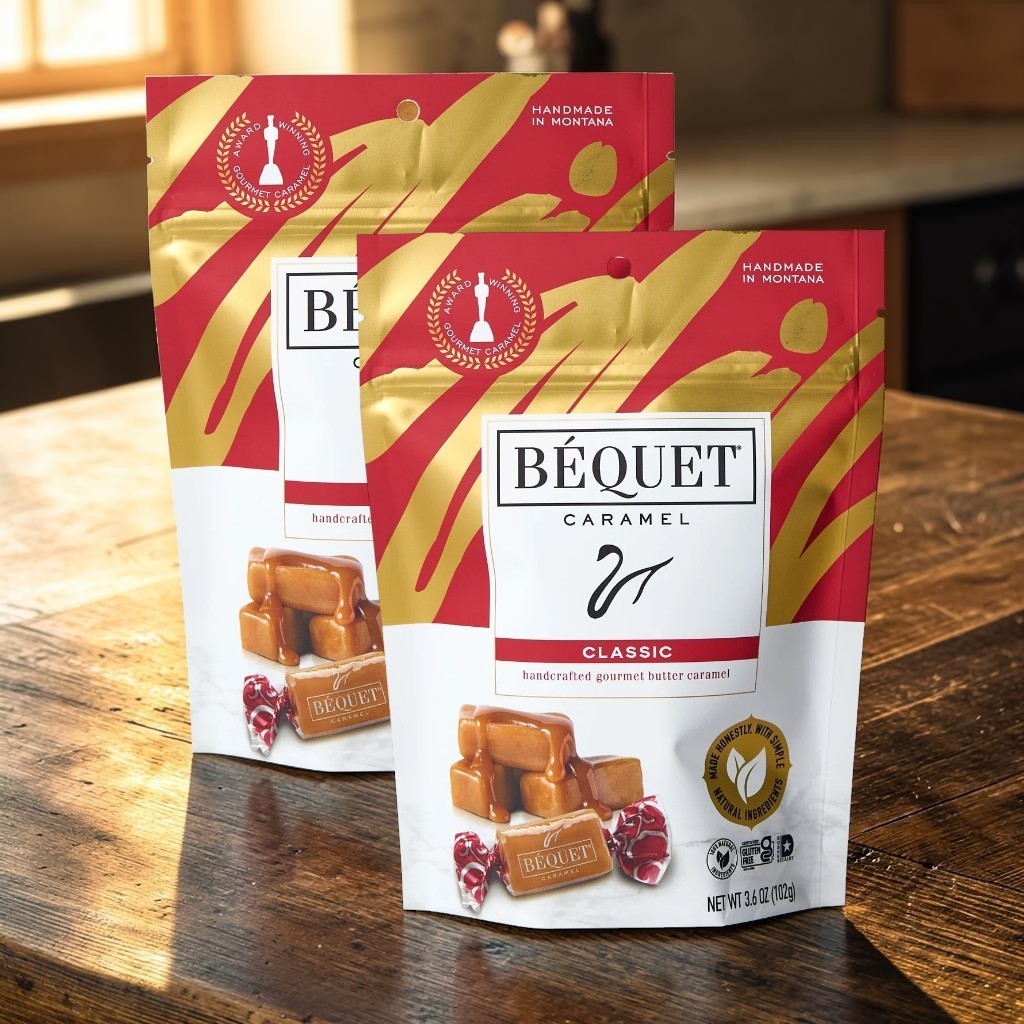 Béquet Classic Caramels Buttery Caramel Individually Wrapped 3.6oz (2 Pack)