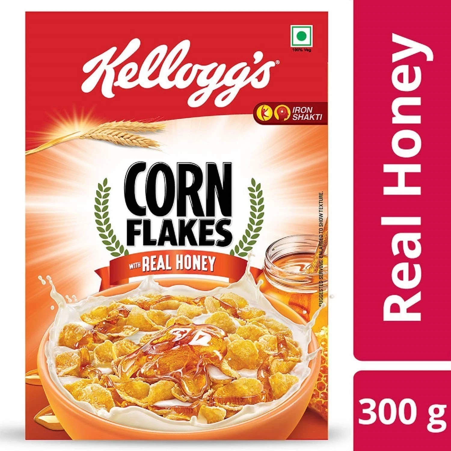 Kellogg’s Cornflakes Real, Honey | 300 gm