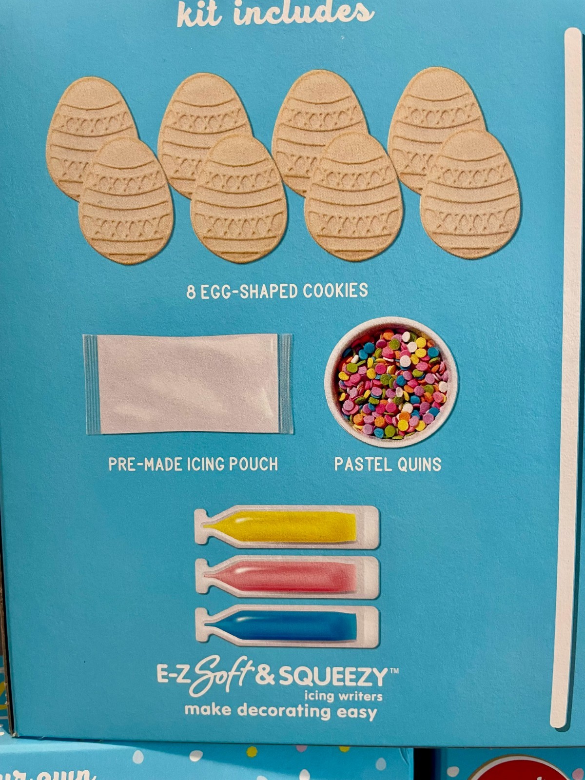 3 X Decorate Your Own Sugar Cookie Kit -Level 1 – Makes 24 Cookies – BB 8/26