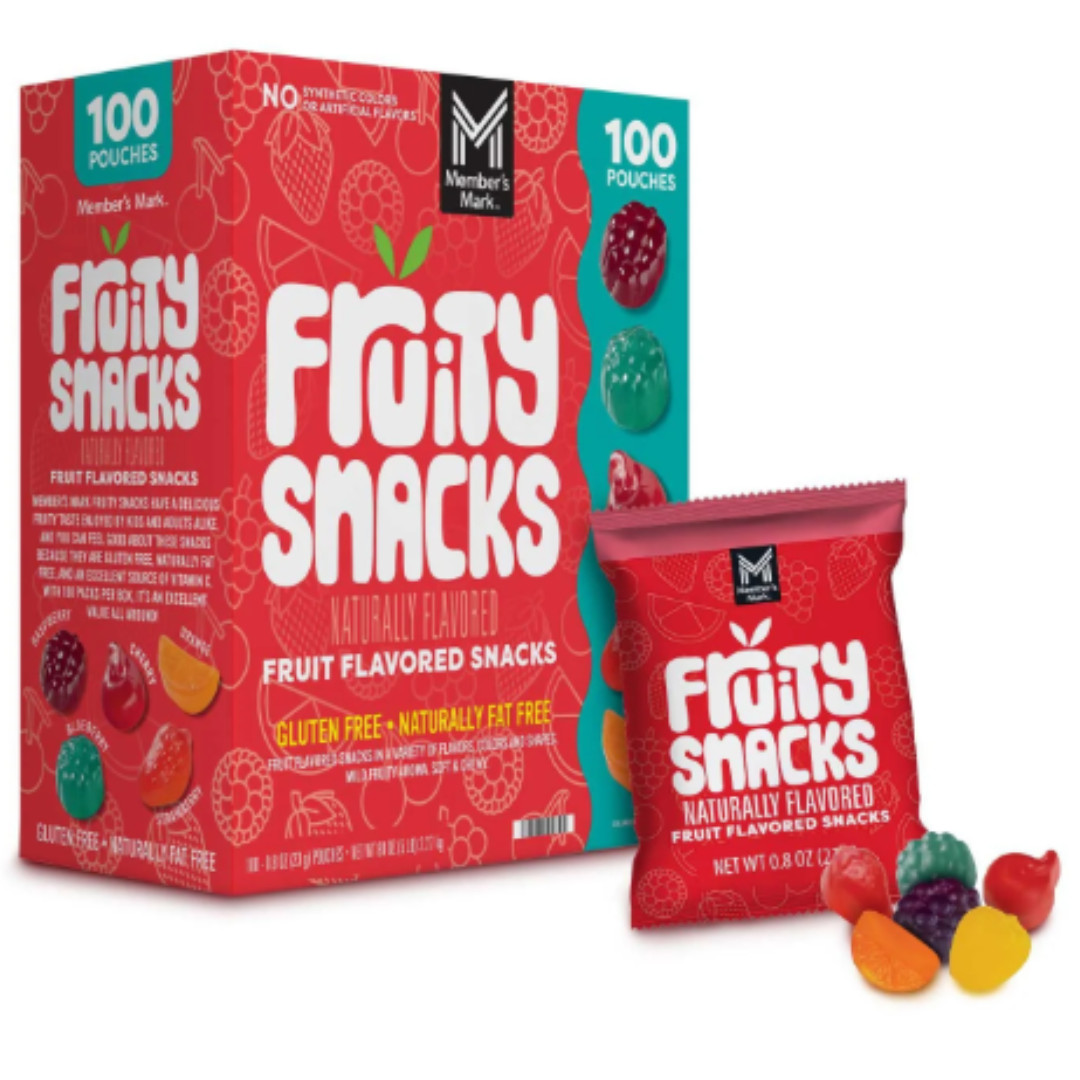 Member’s Mark Fruity Snacks 0.8 oz 100 pk