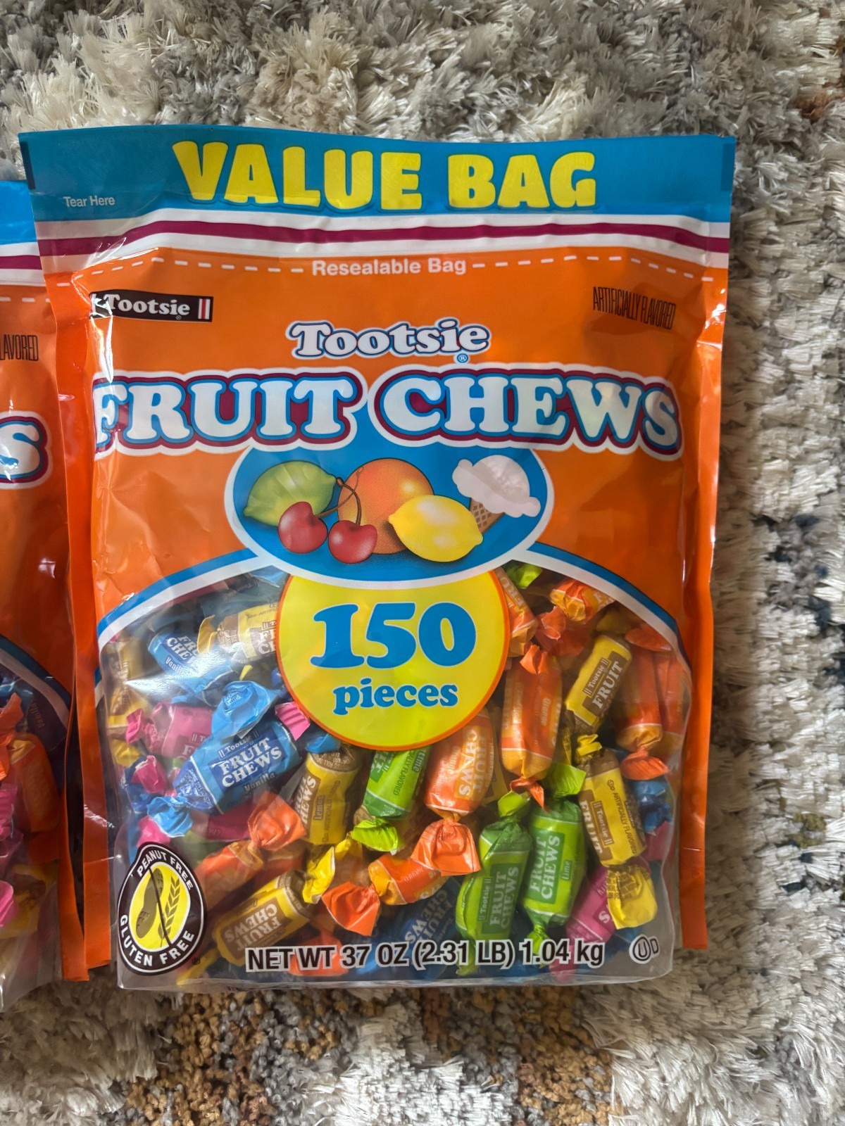 Lot 3 Tootsie Roll Fruit Chews Candy Treats Sweets Bulk 37 oz/150 ct – 450 total