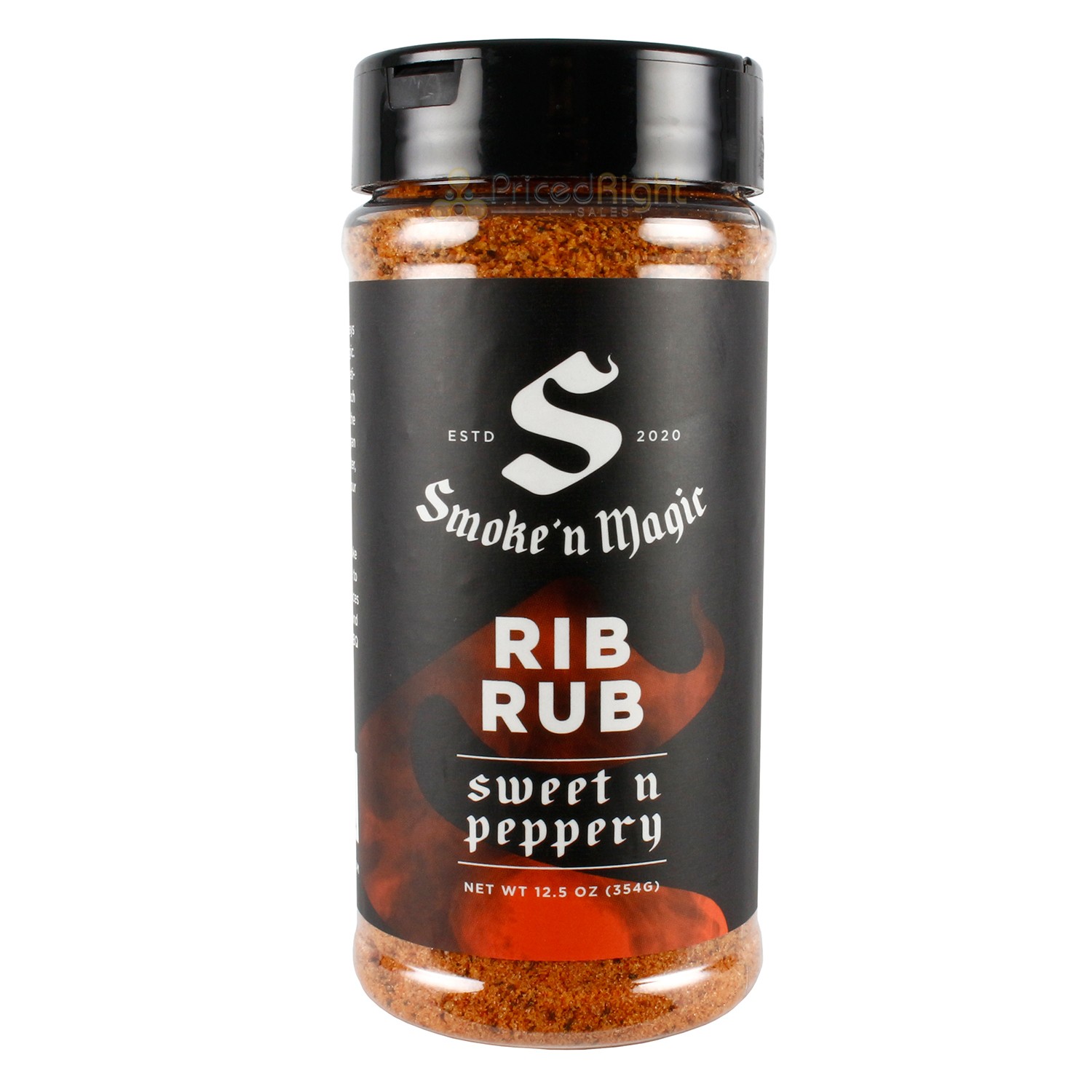 Smoke ‘N Magic Sweet n Peppery Rib Rub Seasoning Beef Pork Vegetables 12.5 Ounce
