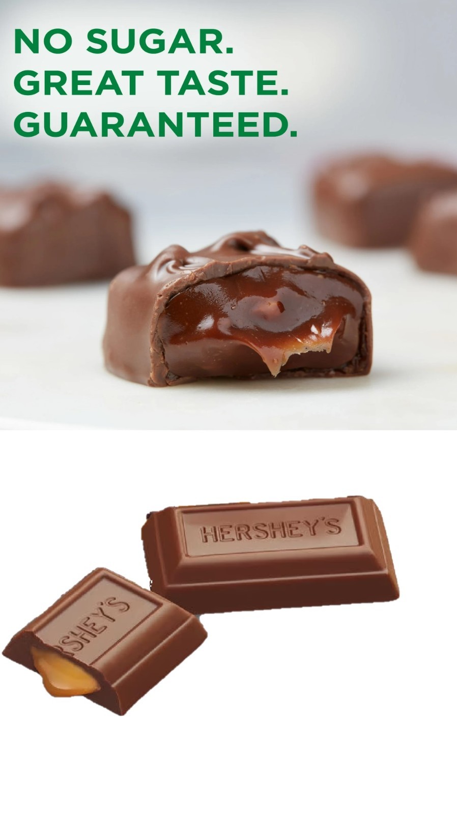 SUGAR FREE RUSSELL STOVER-HERSHEY’S CARAMEL CHOCOLATE CANDY BULK BAG VALUE PRICE