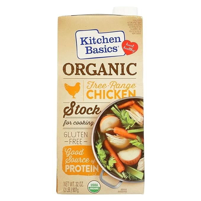 Kitchen Basics Organic Free Range Chicken Stock, 32 oz