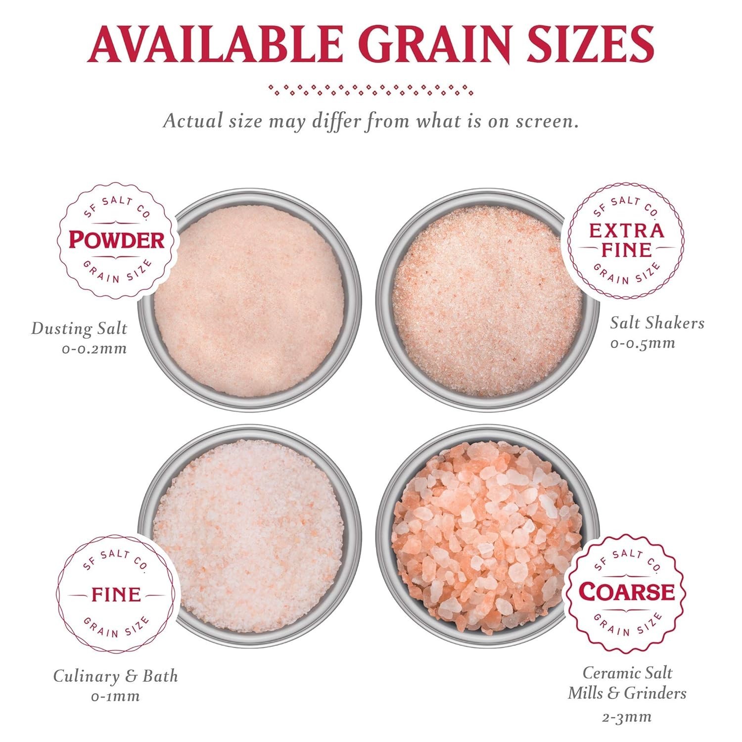 Himalayan Salt – Fine Grain, 2 lbs. | All-Natural, Gluten-Free, No Additives …