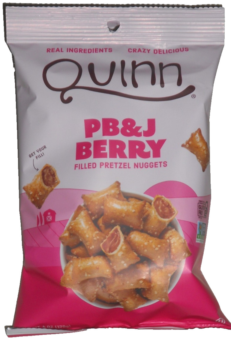 Quinn Filled Pretzel Nuggets 5,6,7 oz (141 g, 170 g, 198 g) MIXED LOT FLAVORS