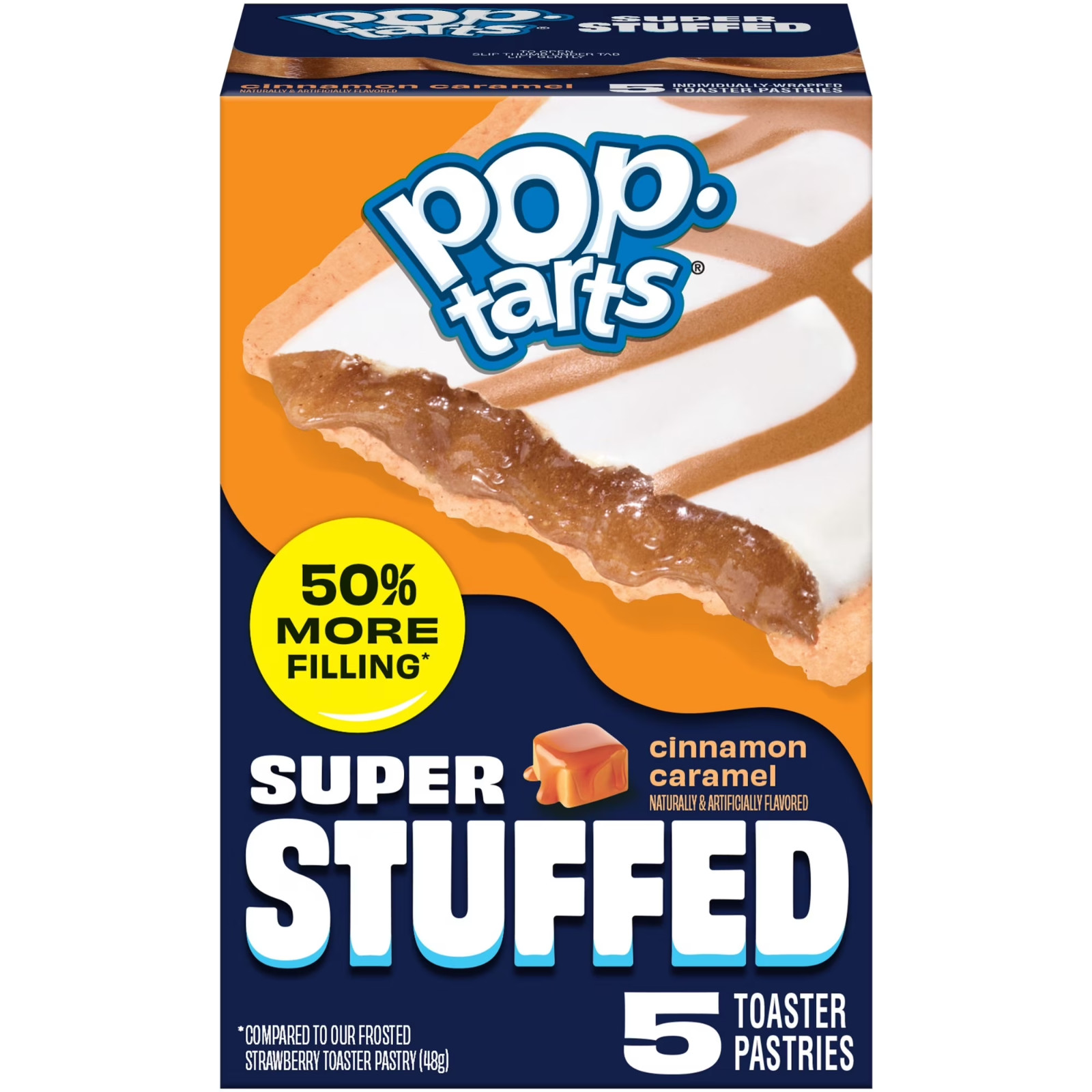 Pop-Tarts Super Stuffed Cinnamon Caramel Toaster Pastries, 10.9 oz