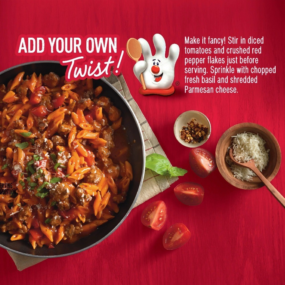 Penne Pasta with Tomato and Basil Flavor 7.4 oz Pack of 8