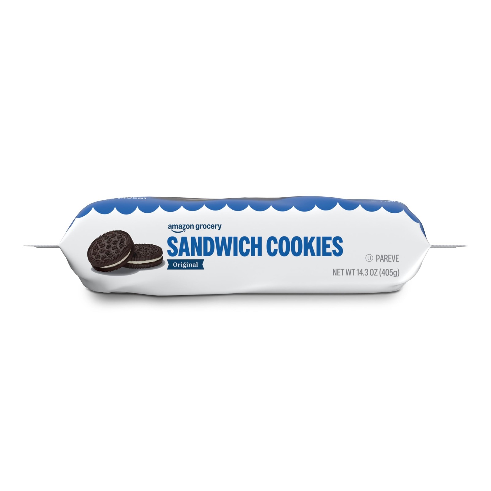 Amazon Grocery, Original Sandwich 14.3 Ounce (Pack of 1), Chocolate, Vanilla