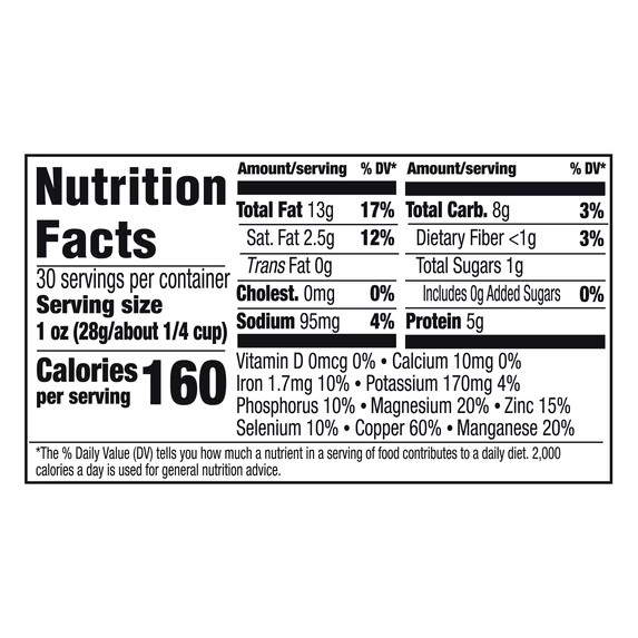 Great Value Deluxe Whole Cashews, 30 oz
