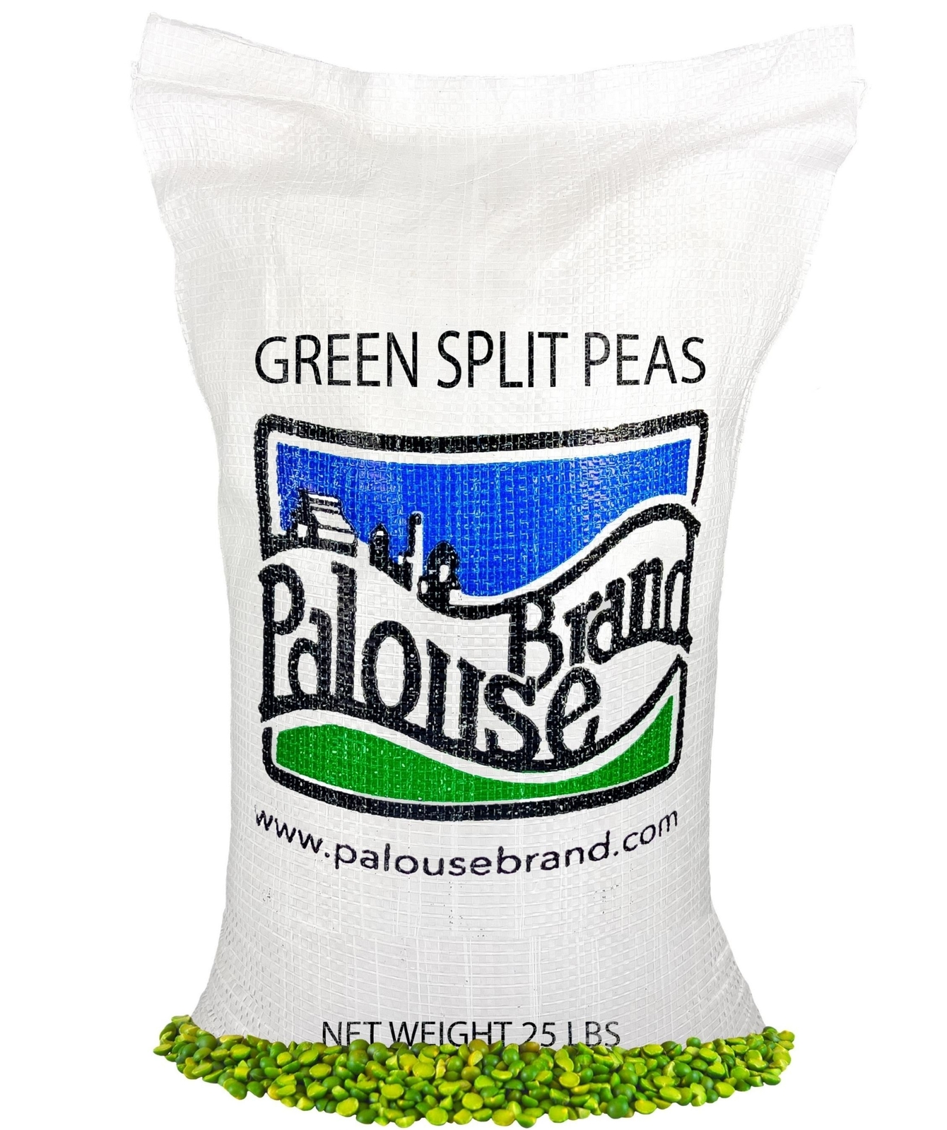 Palouse Brand Bulk Green Split Peas, 25 LBS