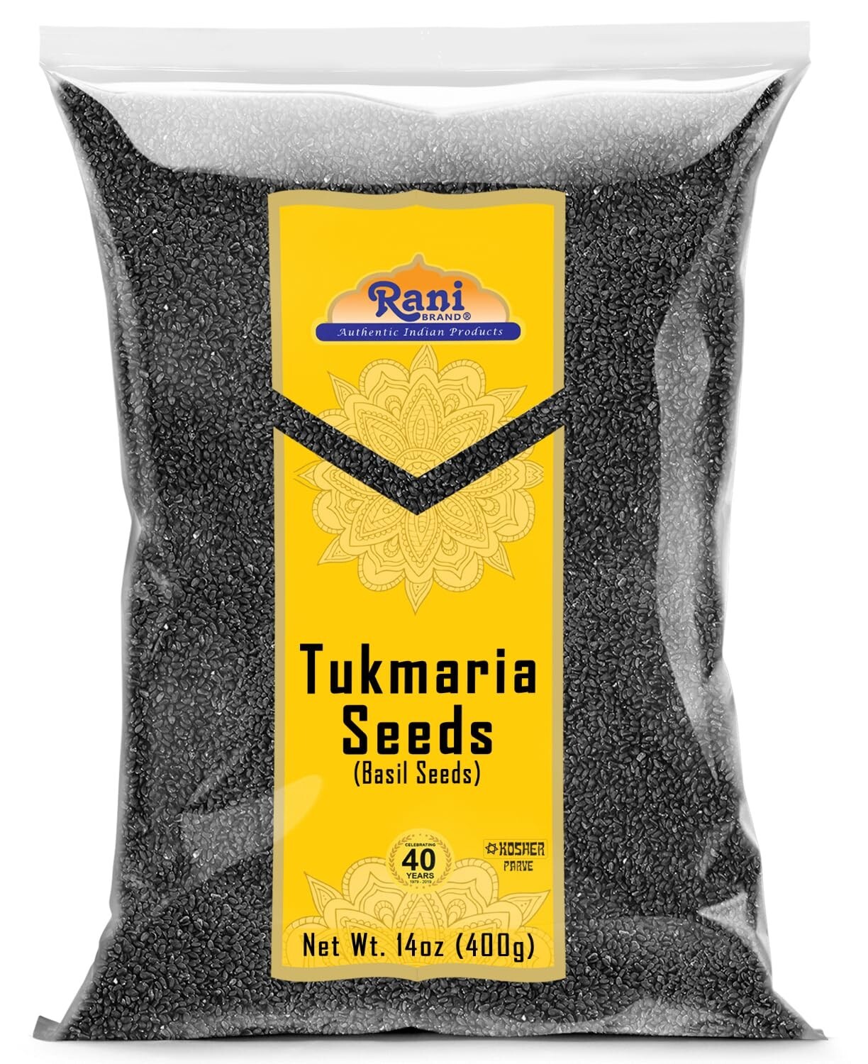 Rani Tukmaria (Natural Holy Basil Seeds) 14oz (400g)