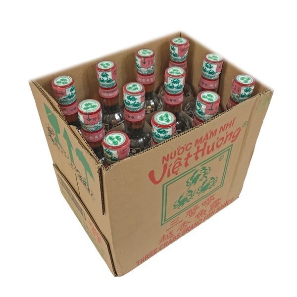 Three Crabs Brand Fish Sauce ( Nuoc Mam Nhi ) 24 oz – 1 Bottle Ea.