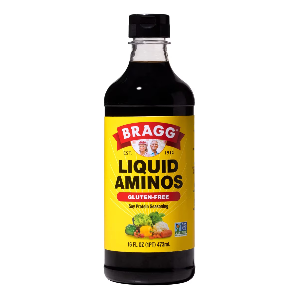 Gluten Free Liquid Aminos Soy Protein Seasoning 16 Fl Oz Bottles 2 Pack