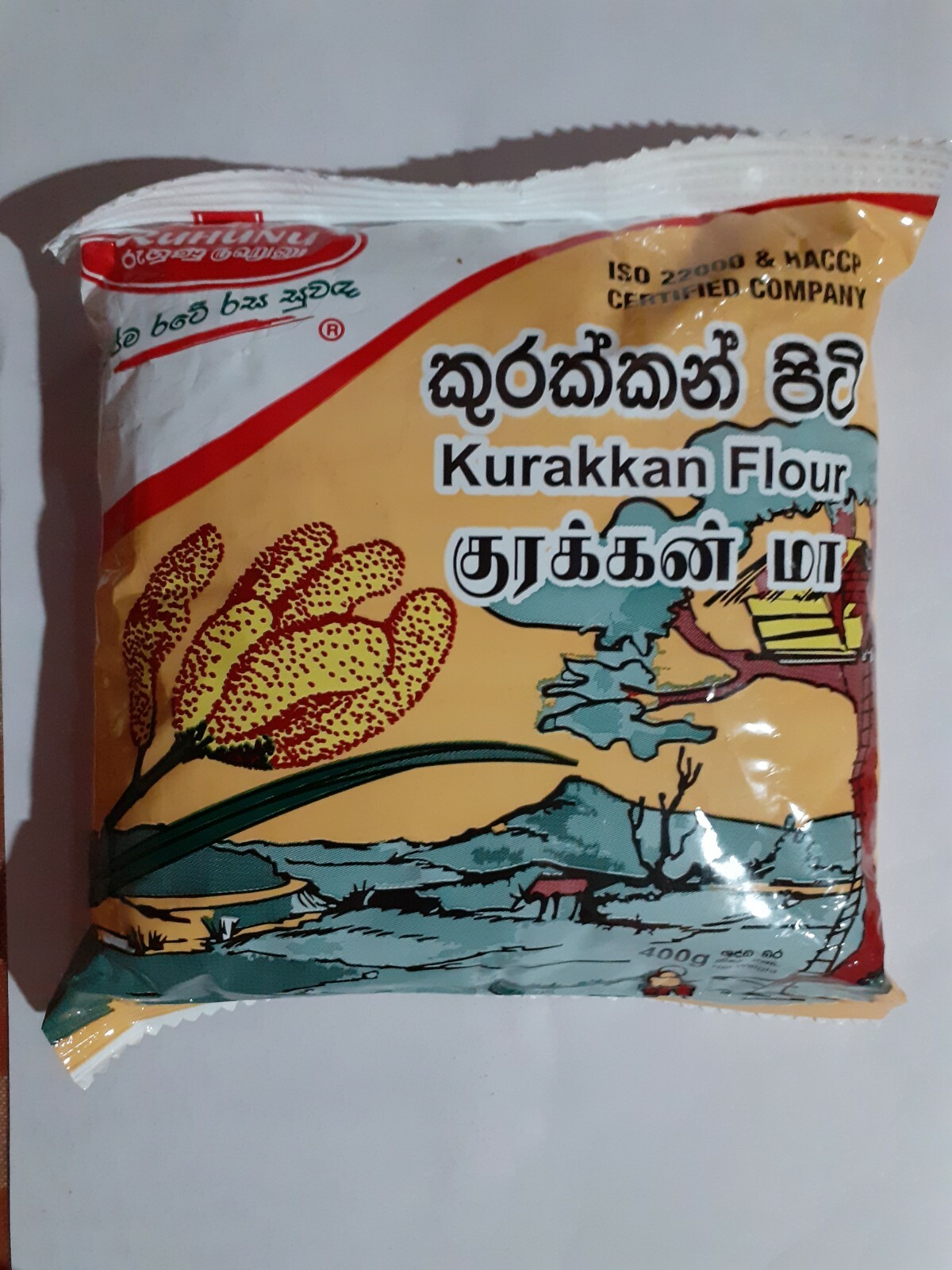 Ruhunu Sri Lankan 100% Natural and High Quality Finger Millets (Kurakkan) Flour