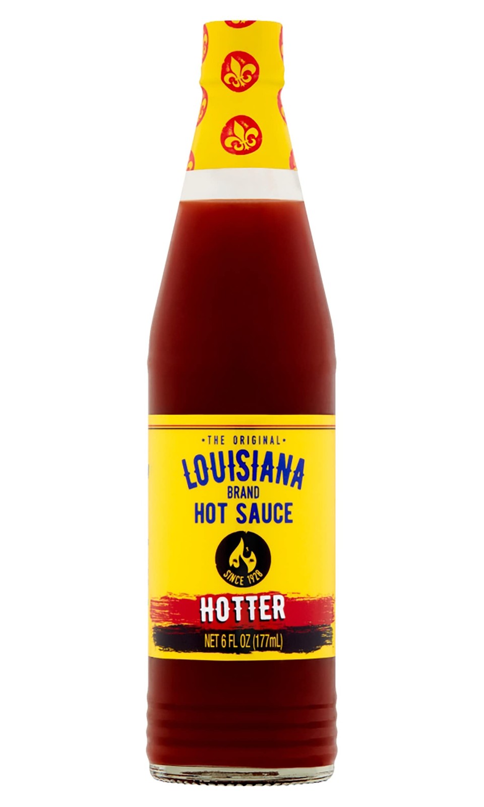 Louisiana Brand Hot Sauce, Hotter Sauce (6 Fl Oz 6 (Pack of 1)
