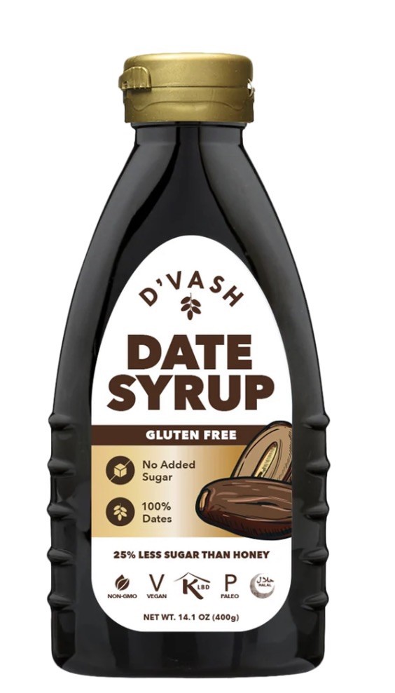 D’Vash Organic Date Syrup Superfood Sweetener Gluten&GMO Free Paleo Vegan 14.1oz