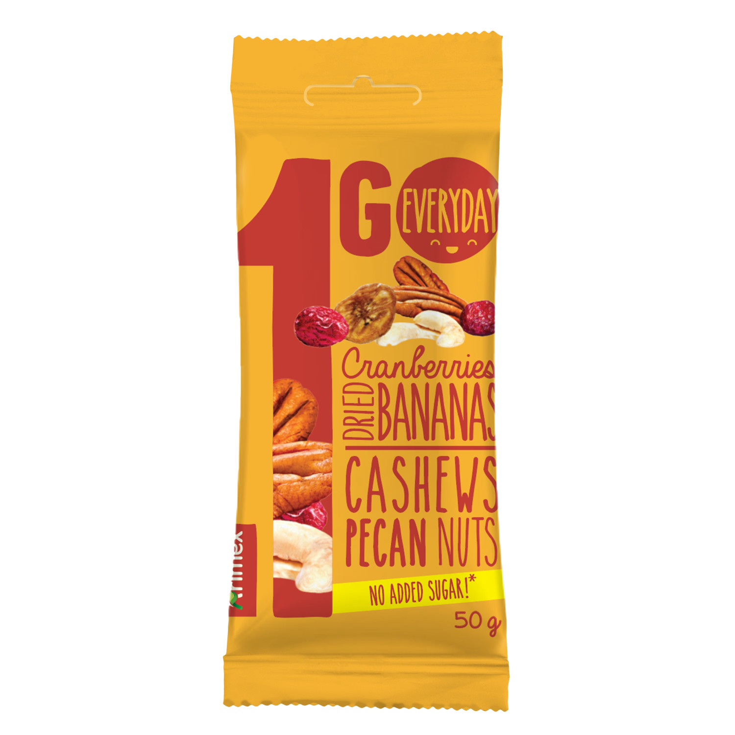 1GO Dried Fruits & Nuts Mix Snack Pecan Cashew Cranberries Pineapples Mango Goji