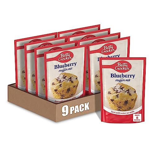 Blueberry Muffin Mix, 6.5 Oz (Paquete De 9)