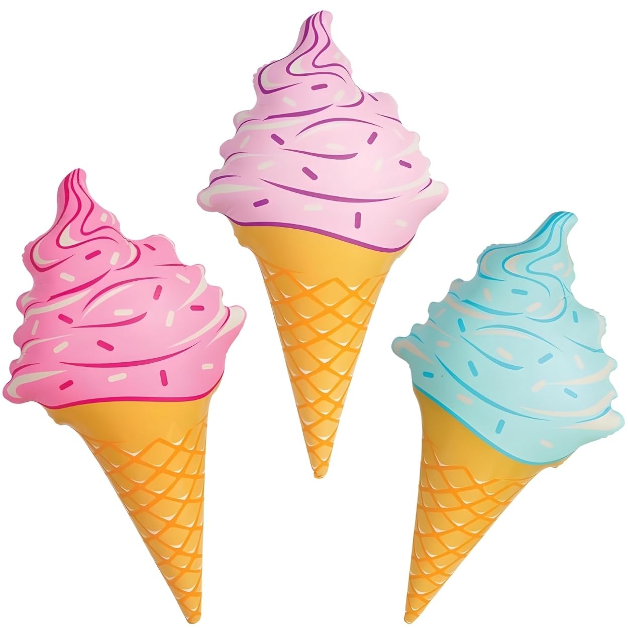 Rhode Island Novelty 36 Inch Inflatable Ice Cream Cone, One Size,